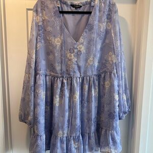 Lucky Brand Lavender Textured Top